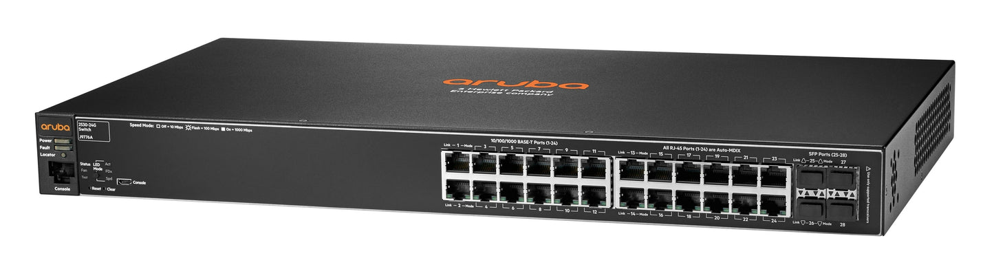 HPE Aruba 2530-24G J9776A 24-Port Gigabit Ethernet Network Switch