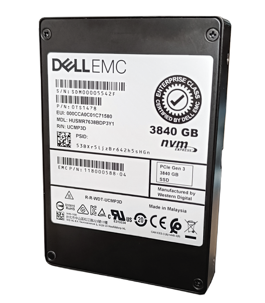 Dell EMC TS1478 3.8TB 2,5 SSD NMVe U.2