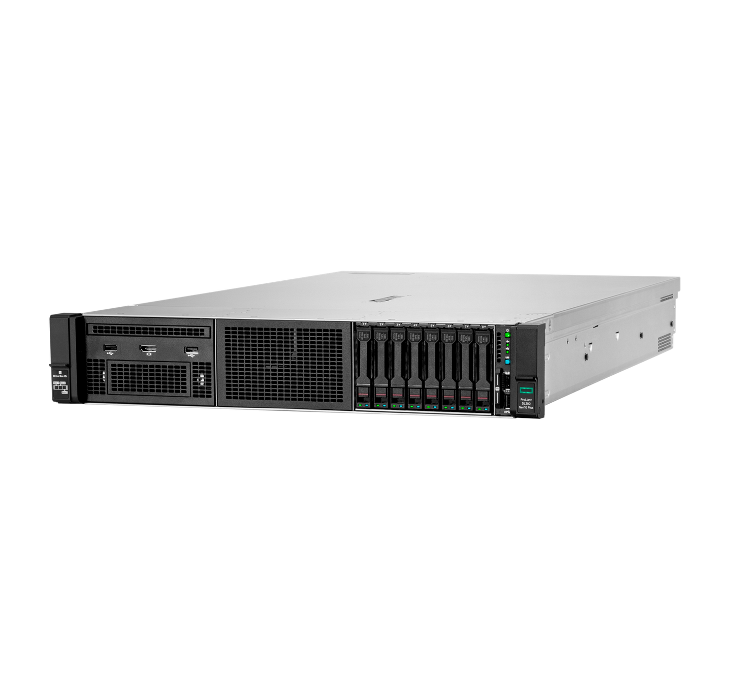 HPE ProLiant DL380 Gen10 Plus med 8x 2,5" SFF diskbrønner