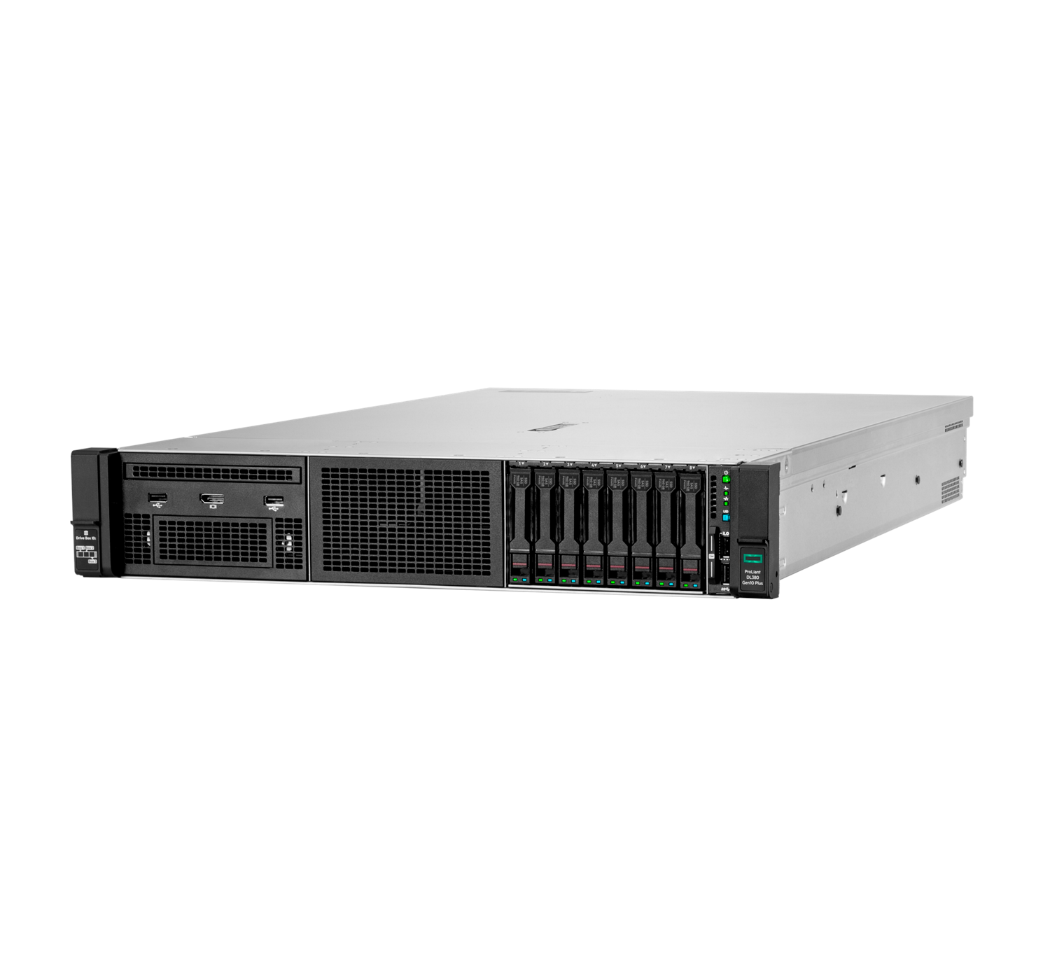 HPE ProLiant DL380 Gen10 Plus med 8x 2,5" SFF diskbrønner