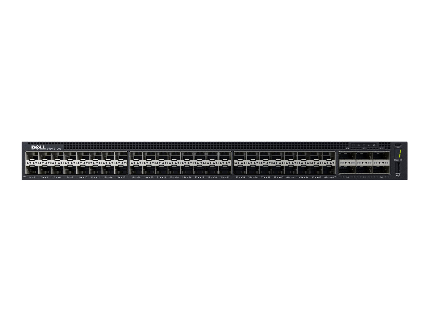 Dell Networking S4048-ON – 48 × 10G SFP+ + 6 × 40G QSFP+ – ToR-switch Brukt