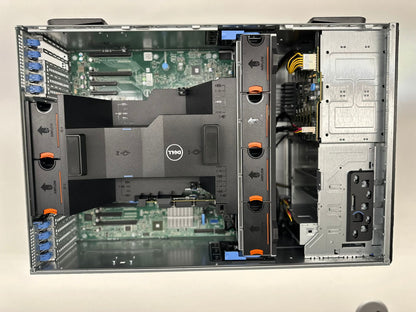 Dell PowerEdge T630 innvendig – hovedkort, vifter og luftskjold